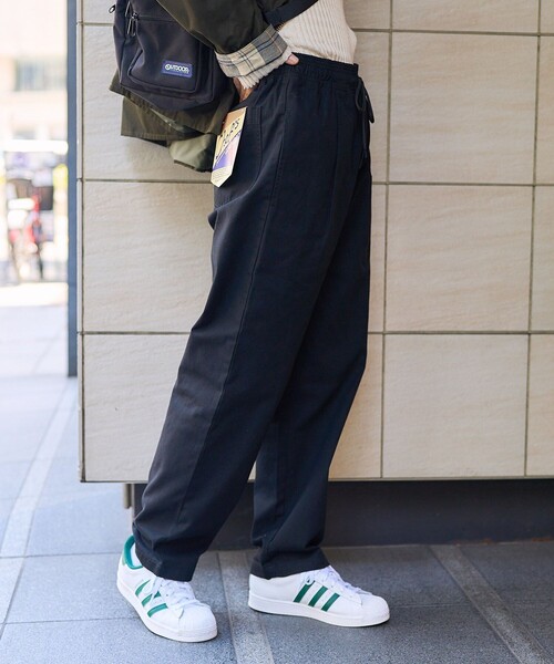 FREAK'S STORE（フリークスストア）の「シェフパンツ/イージーパンツ（チノパンツ・レディース・ネイビー/レオパード/ブラック/ナチュラル/ブルー/ベージュ・MEDIUM/SMALL/X-SMALL）」の14枚目の写真