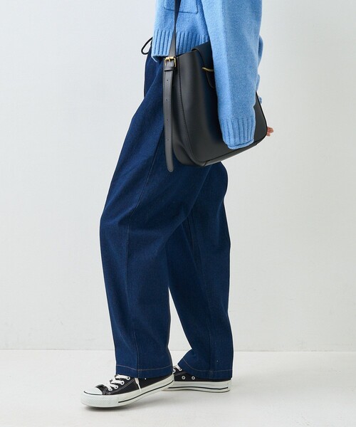 FREAK'S STORE（フリークスストア）の「シェフパンツ/イージーパンツ（チノパンツ・レディース・ネイビー/レオパード/ブラック/ナチュラル/ブルー/ベージュ・MEDIUM/SMALL/X-SMALL）」の18枚目の写真