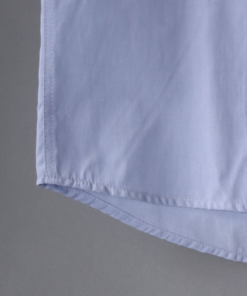 SITRY(シトリー)の「broadcloth switching stripe shirt/ブロード 切り替え ストライプ シャツ(シャツ/ブラウス・メンズ・ホワイト/サックスブルー・M/L/LL)」の5枚目の写真