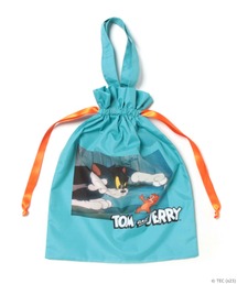 TOM&JERRY（トムアンドジェリー）の「【公式】トムとジェリー　ロンリーマウス 巾着バッグ（ハンドバッグ）」