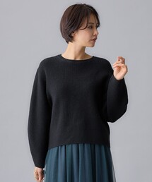 自由区（ジユウク）の「【洗える】ウールカシミヤブレンドプルオーバー ニット（ニット/セーター）」