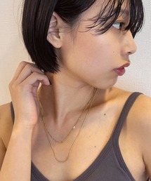 SEN TOKYO | 金属アレルギー対応 スネークチェーン 2連ネックレス(ネックレス)