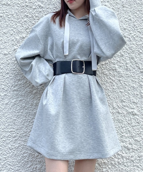 one wayザッカ（ワンウェイザッカ）の「スクエアバックル太ベルト（ベルト・レディース・シルバー/ゴールド・FREE）」の10枚目の写真