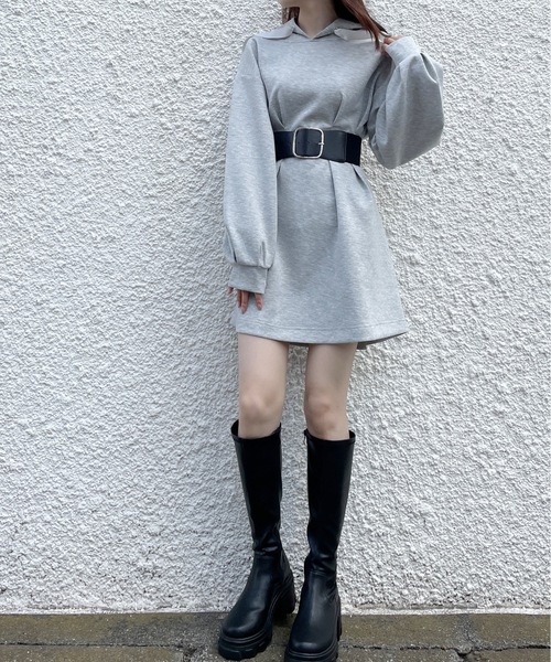 one wayザッカ（ワンウェイザッカ）の「スクエアバックル太ベルト（ベルト・レディース・シルバー/ゴールド・FREE）」の13枚目の写真