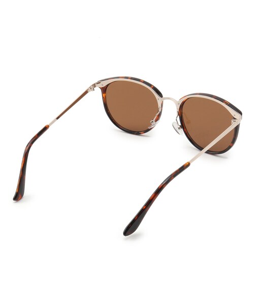 grove（グローブ）の「◆UVフラットレンズサングラス（サングラス・レディース・ナチュラル/ブラック/ダークブラウン・00）」の5枚目の写真