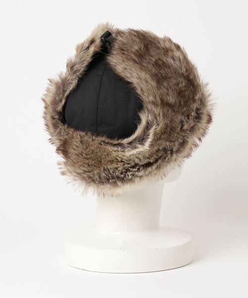 AVIREX（アヴィレックス）の「【AVIREX/アヴィレックス】 FLIGHT BOA CAP/フライトキャップ（キャップ・メンズ・カーキ/ブラック/ベージュ・FREE）」の4枚目の写真