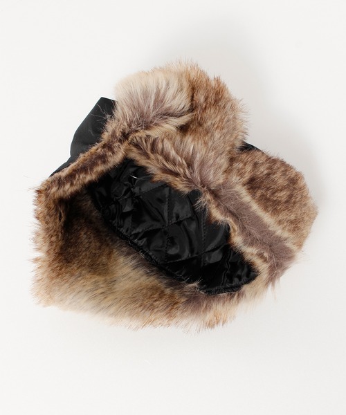 AVIREX（アヴィレックス）の「【AVIREX/アヴィレックス】 FLIGHT BOA CAP/フライトキャップ（キャップ・メンズ・カーキ/ブラック/ベージュ・FREE）」の12枚目の写真