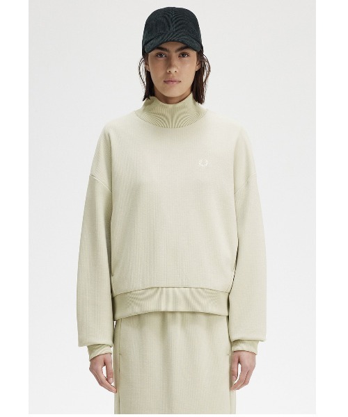 FRED PERRY（フレッドペリー）の「Mock Neck Tricot Top（スウェット 