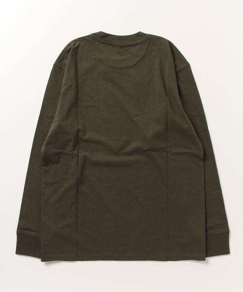 Carhartt WIP（カーハートダブリューアイピー）の「Carhartt WIP/カーハートダブリューアイピー AMERICAN SCRIPT T ロンT ルーズシルエット ロゴ刺繍 I029955（Tシャツ/カットソー・メンズ・ダークオリーブ/ヘザーグレー/ホワイト/ダークグレー/ブラック/ナチュラル・XL/L/S/M）」の7枚目の写真