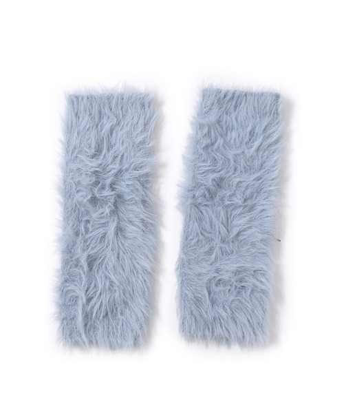 Alley by w closet（アリーバイダブルクローゼット）の「【Alley / SETアイテム】くま耳ニット帽&アームウォーマー（ニットキャップ/ビーニー・レディース・アイボリー/サックスブルー/イエロー・FREE）」の15枚目の写真