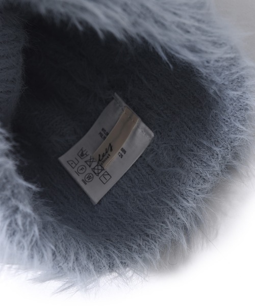 Alley by w closet（アリーバイダブルクローゼット）の「【Alley / SETアイテム】くま耳ニット帽&アームウォーマー（ニットキャップ/ビーニー・レディース・アイボリー/サックスブルー/イエロー・FREE）」の17枚目の写真