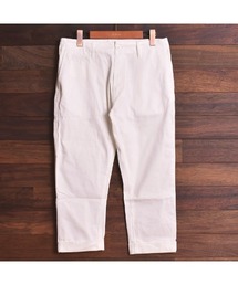 【ストレッチ素材】 ツイルクロップドパンツ