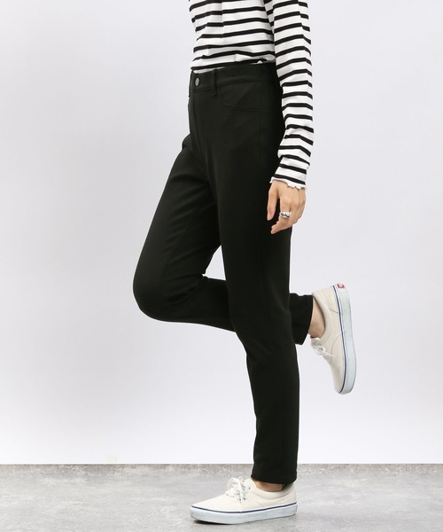 GLOBAL WORK Smile Seed Store(グローバルワーク スマイルシードストア)の「ベーシックレギンス/704212(その他パンツ・レディース・ブラック/ダークグレー/ネイビー/アイボリー・SMALL/LARGE/MEDIUM/X-LARGE)」の2枚目の写真