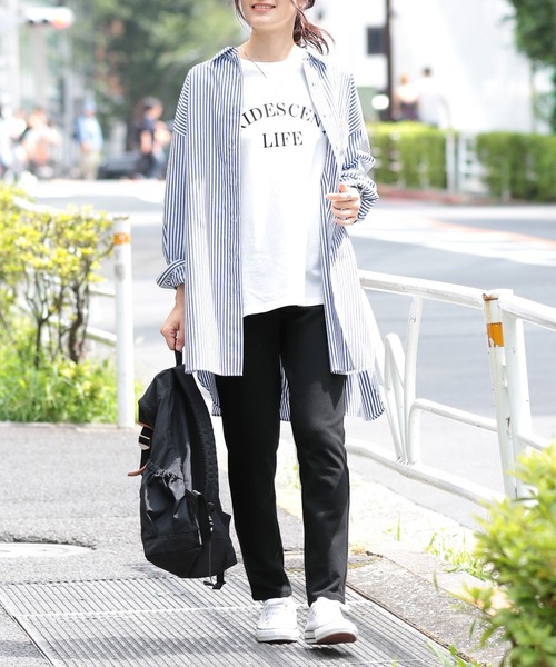 GLOBAL WORK Smile Seed Store(グローバルワーク スマイルシードストア)の「ベーシックレギンス/704212(その他パンツ・レディース・ブラック/ダークグレー/ネイビー/アイボリー・SMALL/LARGE/MEDIUM/X-LARGE)」の5枚目の写真