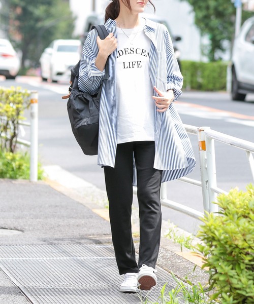 GLOBAL WORK Smile Seed Store(グローバルワーク スマイルシードストア)の「ベーシックレギンス/704212(その他パンツ・レディース・ブラック/ダークグレー/ネイビー/アイボリー・SMALL/LARGE/MEDIUM/X-LARGE)」の6枚目の写真