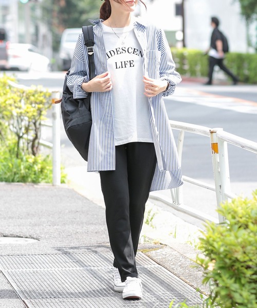 GLOBAL WORK Smile Seed Store(グローバルワーク スマイルシードストア)の「ベーシックレギンス/704212(その他パンツ・レディース・ブラック/ダークグレー/ネイビー/アイボリー・SMALL/LARGE/MEDIUM/X-LARGE)」の8枚目の写真