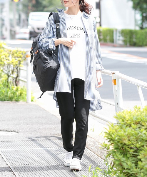GLOBAL WORK Smile Seed Store(グローバルワーク スマイルシードストア)の「ベーシックレギンス/704212(その他パンツ・レディース・ブラック/ダークグレー/ネイビー/アイボリー・SMALL/LARGE/MEDIUM/X-LARGE)」の9枚目の写真