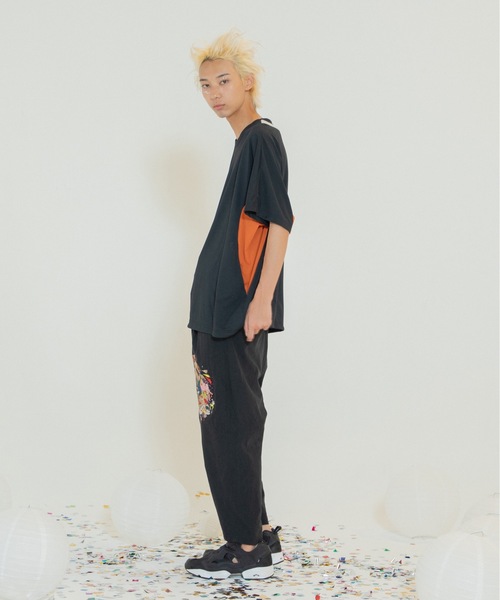 STOF(ストフ)の「Festival Panel T(Tシャツ/カットソー・メンズ・ナチュラル/ブラック・S/M)」の18枚目の写真