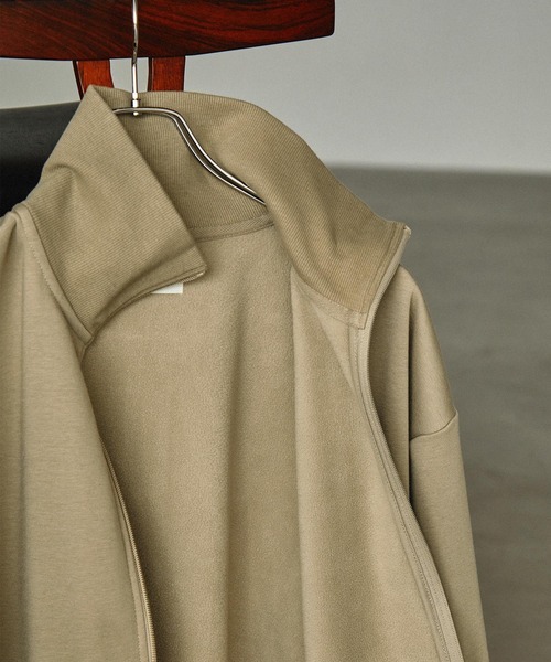 フリースライニングスウェット ルーズトラックジャケット EMMA CLOTHES