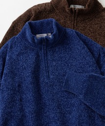 make a ray!（メイク ア レイ！）の「【もちとろニット】 ビッグシルエット ハーフジップ モールニット/ルームウェア（ニット/セーター・レディース）」