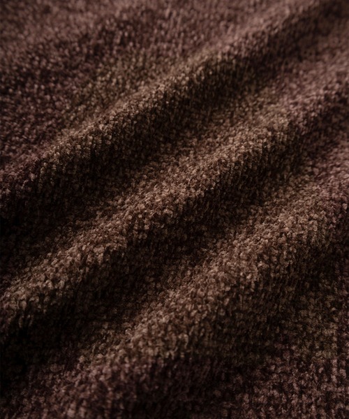 make a ray!（メイク ア レイ！）の「【もちとろニット】 ビッグシルエット ハーフジップ モールニット/ルームウェア（ニット/セーター・レディース・ブルー/ブラウン/アイボリー/ブラック/グリーン・M/XL/L）」の10枚目の写真