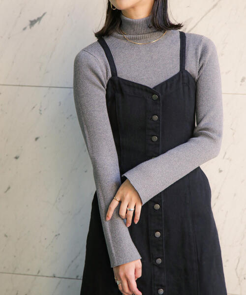 新品♡⃛フリーズマート【低身長】バックリボンマーメイドデニムジャンパースカート S ◇【3サイズ展開XS-M】バックリボンマーメイドデニムジャンパー