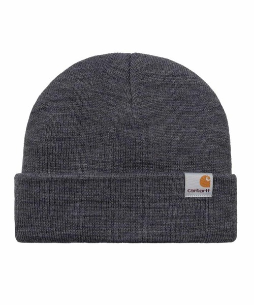 Carhartt（カーハート）の「Carhartt WIP/カーハートダブリューアイピー ビーニー ダブル STRATUS HAT LOW ストラタスハットロー I025741（ニットキャップ/ビーニー・メンズ・ワイン/ブラック/ベージュ/ダークグレー/ヘザーグレー/ホワイト/レッド/グレー・FREE）」の3枚目の写真