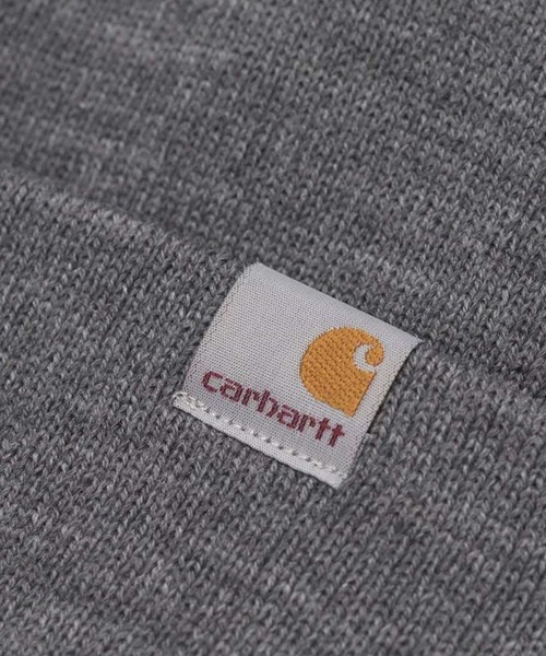 Carhartt（カーハート）の「Carhartt WIP/カーハートダブリューアイピー ビーニー ダブル STRATUS HAT LOW ストラタスハットロー I025741（ニットキャップ/ビーニー・メンズ・ワイン/ブラック/ベージュ/ダークグレー/ヘザーグレー/ホワイト/レッド/グレー・FREE）」の22枚目の写真