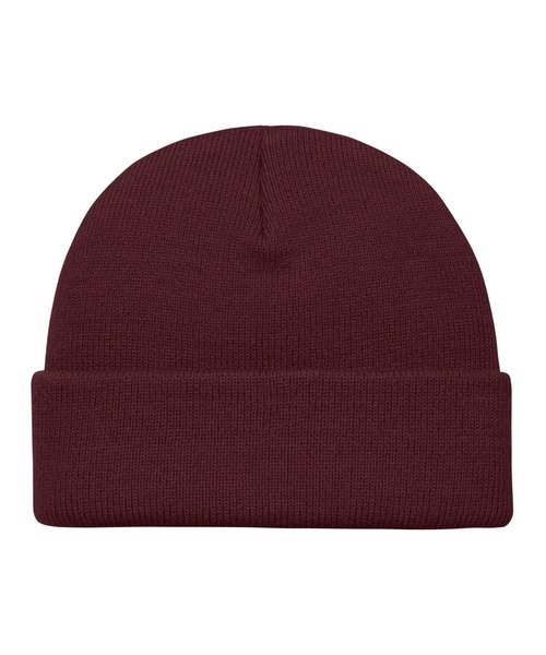 Carhartt（カーハート）の「Carhartt WIP/カーハートダブリューアイピー ビーニー ダブル STRATUS HAT LOW ストラタスハットロー I025741（ニットキャップ/ビーニー・メンズ・ワイン/ブラック/ベージュ/ダークグレー/ヘザーグレー/ホワイト/レッド/グレー・FREE）」の21枚目の写真