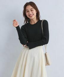 green label relaxing | スキニー クルーネック プルオーバー ニット -ウォッシャブル-(ニット/セーター)