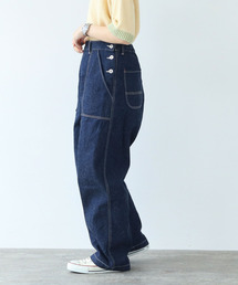 PAR ICI | ギンガム/ヒッコリー/ネップデニム ワークパンツ (セットアップ対応)(その他パンツ)