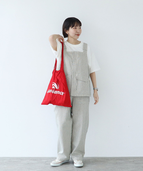 PAR ICI（パーリッシィ）の「ギンガム/ヒッコリー/ネップデニム ワークパンツ (セットアップ対応)（その他パンツ・レディース・グリーン/ネイビー/ブルー・FREE）」の22枚目の写真