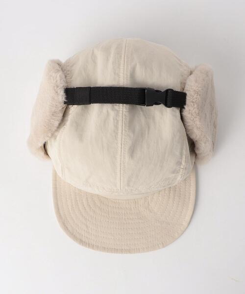 halo commodity（ハロ　コモディティー）の「【別注】＜halo commodity＞EX キャップ / 帽子（キャップ・キッズ・オフホワイト/ブラック・FREE(52-58cm)）」の6枚目の写真