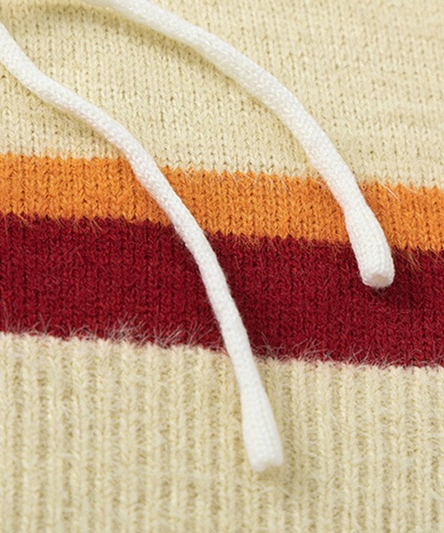 マルチボーダー星パッチニット（ニット/セーター）｜HOOK（フック）