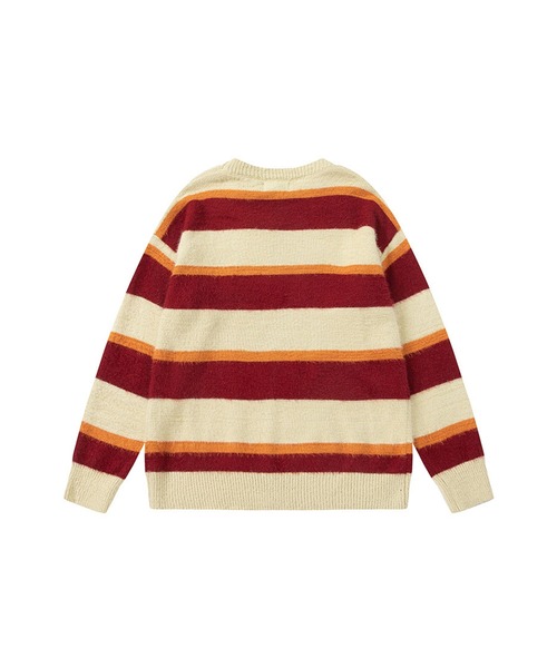 マルチボーダー星パッチニット（ニット/セーター）｜HOOK（フック）