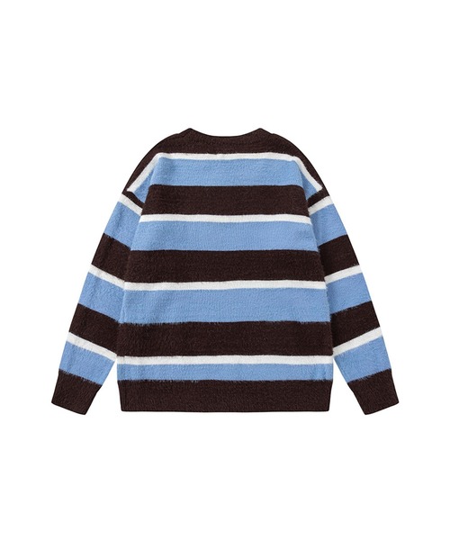 マルチボーダー星パッチニット（ニット/セーター）｜HOOK（フック）