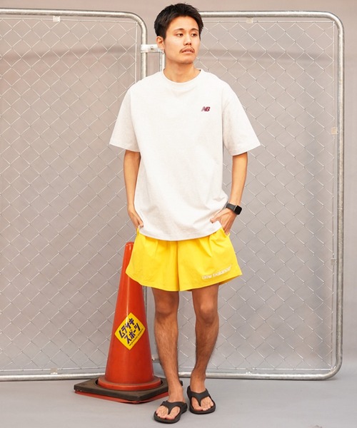 NEW BALANCE（ニューバランス）の「new balance/ニューバランス 半袖Ｔシャツ リラックスフィット バックプリント MT41546（Tシャツ/カットソー・メンズ・ベージュ/グレー・2XL/L/M/XL）」の9枚目の写真
