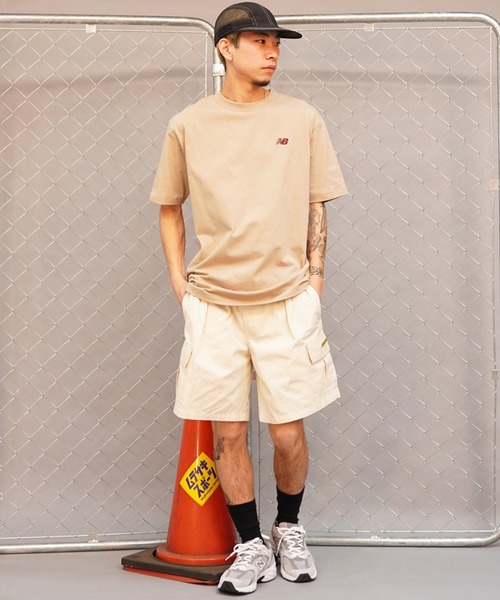NEW BALANCE（ニューバランス）の「new balance/ニューバランス 半袖Ｔシャツ リラックスフィット バックプリント MT41546（Tシャツ/カットソー・メンズ・ベージュ/グレー・2XL/L/M/XL）」の22枚目の写真