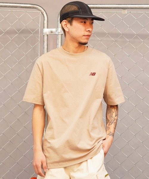 NEW BALANCE（ニューバランス）の「new balance/ニューバランス 半袖Ｔシャツ リラックスフィット バックプリント MT41546（Tシャツ/カットソー・メンズ・ベージュ/グレー・2XL/L/M/XL）」の16枚目の写真
