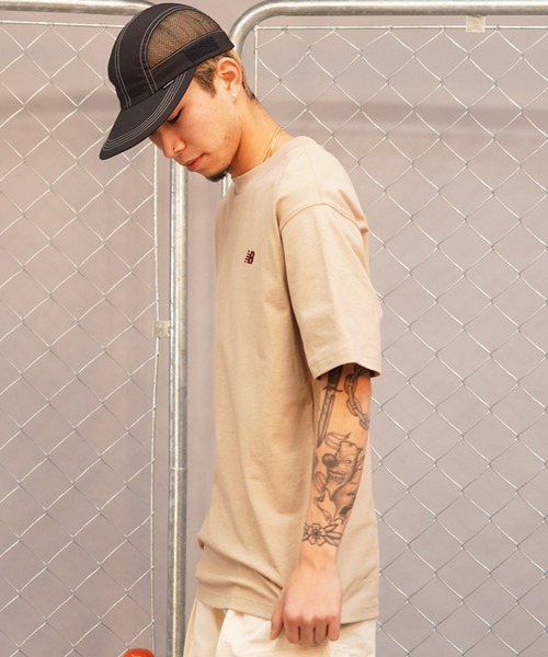 NEW BALANCE（ニューバランス）の「new balance/ニューバランス 半袖Ｔシャツ リラックスフィット バックプリント MT41546（Tシャツ/カットソー・メンズ・ベージュ/グレー・2XL/L/M/XL）」の17枚目の写真