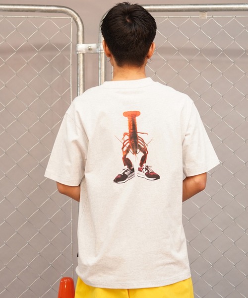 NEW BALANCE（ニューバランス）の「new balance/ニューバランス 半袖Ｔシャツ リラックスフィット バックプリント MT41546（Tシャツ/カットソー・メンズ・ベージュ/グレー・2XL/L/M/XL）」の6枚目の写真