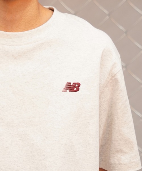 NEW BALANCE（ニューバランス）の「new balance/ニューバランス 半袖Ｔシャツ リラックスフィット バックプリント MT41546（Tシャツ/カットソー・メンズ・ベージュ/グレー・2XL/L/M/XL）」の14枚目の写真
