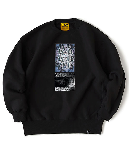 FAT(エフエイティー)の「P.W."COLOR-PROOF"(スウェット・メンズ・ブラック/ライトグレー・FAT(XL)/JUMBO(XXL)/TITCH(M)/SKINNY(L))」の2枚目の写真