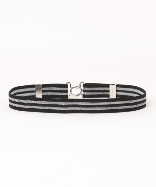 repipi armario（レピピ アルマリオ）の「ラメラインゴムベルト（ベルト・キッズ・ホワイト系/ブラック系・FREE）」の6枚目の写真