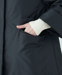 BALLSEY（ボールジィ）の「パデットタフタ Aラインコート（ノーカラー