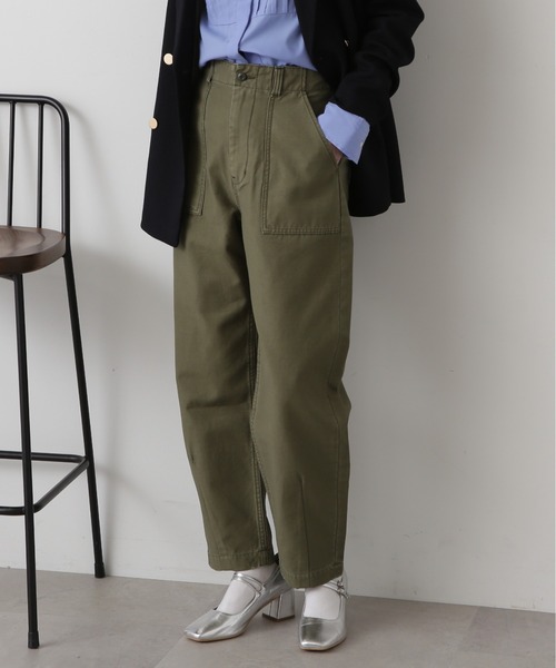 N.（N. Natural Beauty Basic）（エヌエヌナチュラルビューティーベーシック）の「【S Size Line】◆カーブカーゴパンツ（カーゴパンツ・レディース・オフホワイト/カーキ・SMALL/MEDIUM）」の14枚目の写真