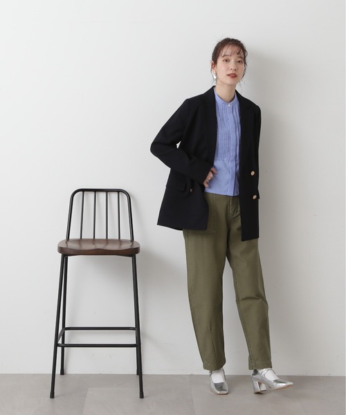 N.（N. Natural Beauty Basic）（エヌエヌナチュラルビューティーベーシック）の「【S Size Line】◆カーブカーゴパンツ（カーゴパンツ・レディース・オフホワイト/カーキ・SMALL/MEDIUM）」の17枚目の写真