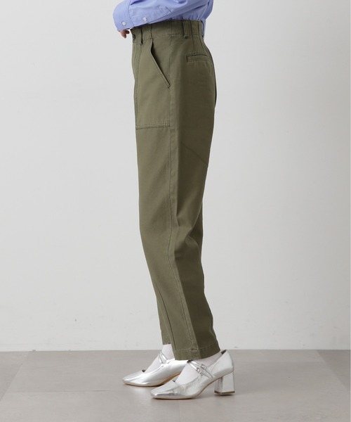 N.（N. Natural Beauty Basic）（エヌエヌナチュラルビューティーベーシック）の「【S Size Line】◆カーブカーゴパンツ（カーゴパンツ・レディース・オフホワイト/カーキ・SMALL/MEDIUM）」の19枚目の写真