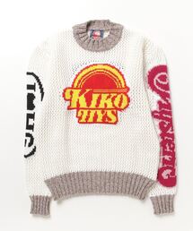 新品　ヒステリックグラマー　セーター　イエロー　ロゴ HYSTERIC GLAMOUR｜ヒステリックグラマーのトップス（イエロー