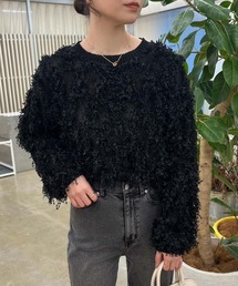 【WEB限定商品】フラッグヤーンニットプルオーバー